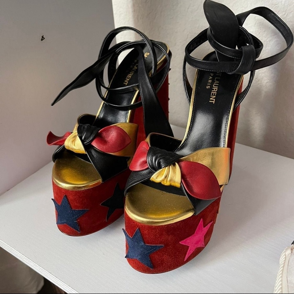 Yves saint laurent Paige platfrom heels